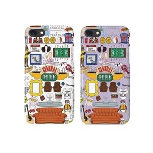 Friends TV Show Central Perk Collage iPhone Case